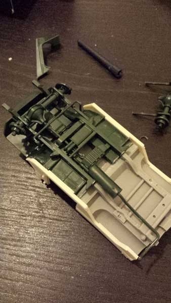 Peugeot P4P - Azimut Revell 1/35 - Montage etape 2