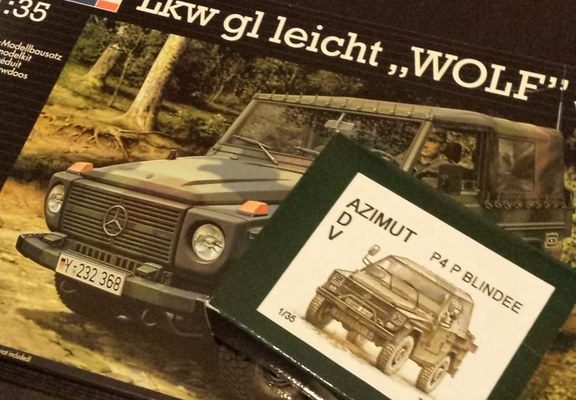 Peugeot P4P - Azimut Revell 1/35 Début du montage
