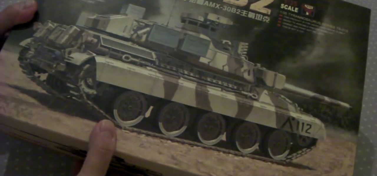 AMX 30 B2 de Meng Model au 1/35 : ouverture du kit