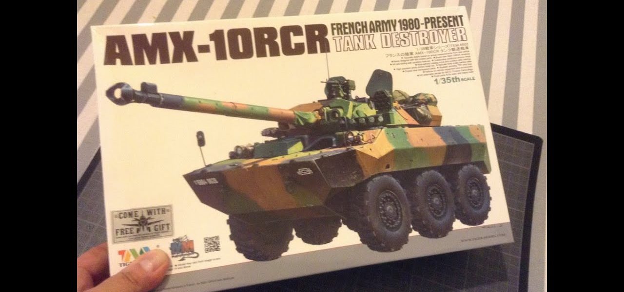 AMX-10 RCR de Tiger Model au 1/35 : unboxing