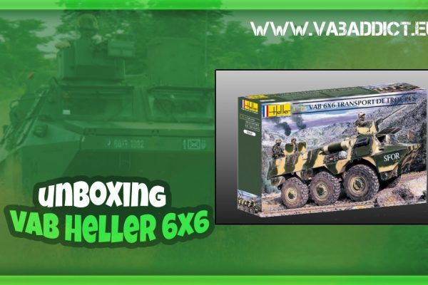 VAB Heller 6x6 au 1/35 (réf. 81141) : ouverture du kit