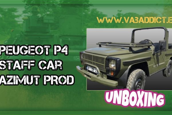 Peugeot P4 Azimut Productions au 1/35 (réf. 35023) : ouverture du kit